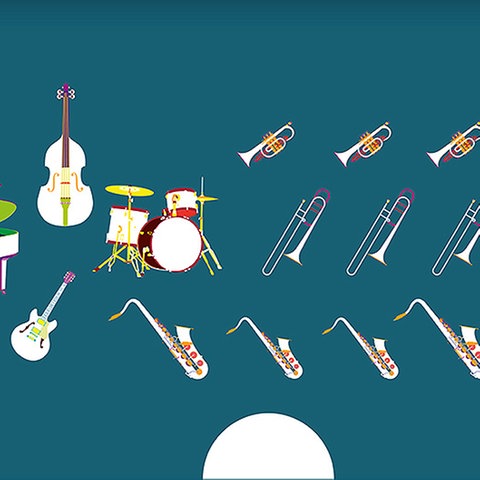 Grafik Orchester-Aufstellung