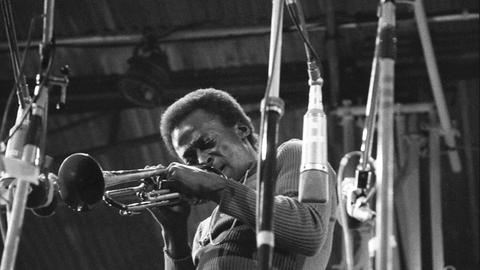 Miles Davis 1970 beim Festival der Isle of Wight
