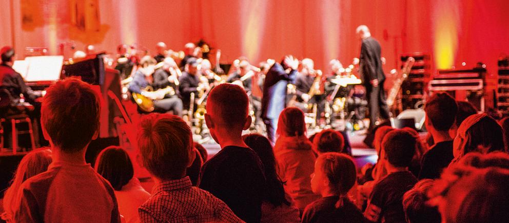 Kinder auf dem Pipi Langstrumpf Konzert 