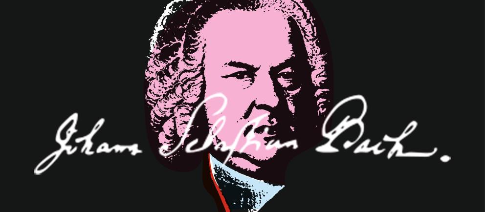 Grafik von Johann Sebastian Bach