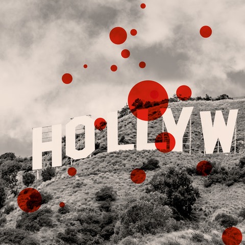 Hollywood Schriftzug